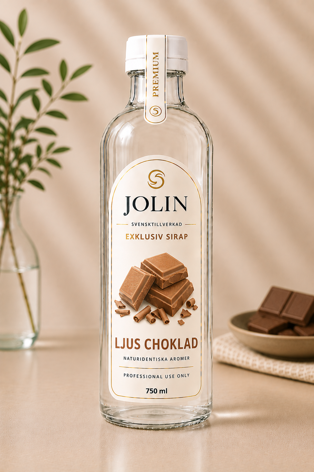LJUS CHOKLAD- JOLIN Syrup 750 ml