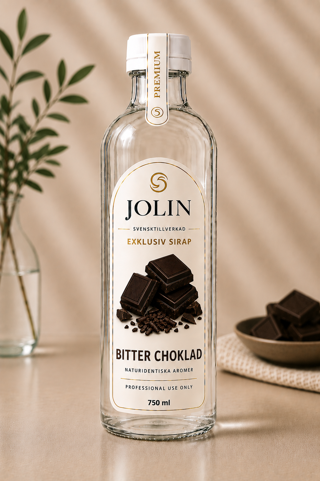 BITTER CHOKLAD- JOLIN Syrup 750 ml