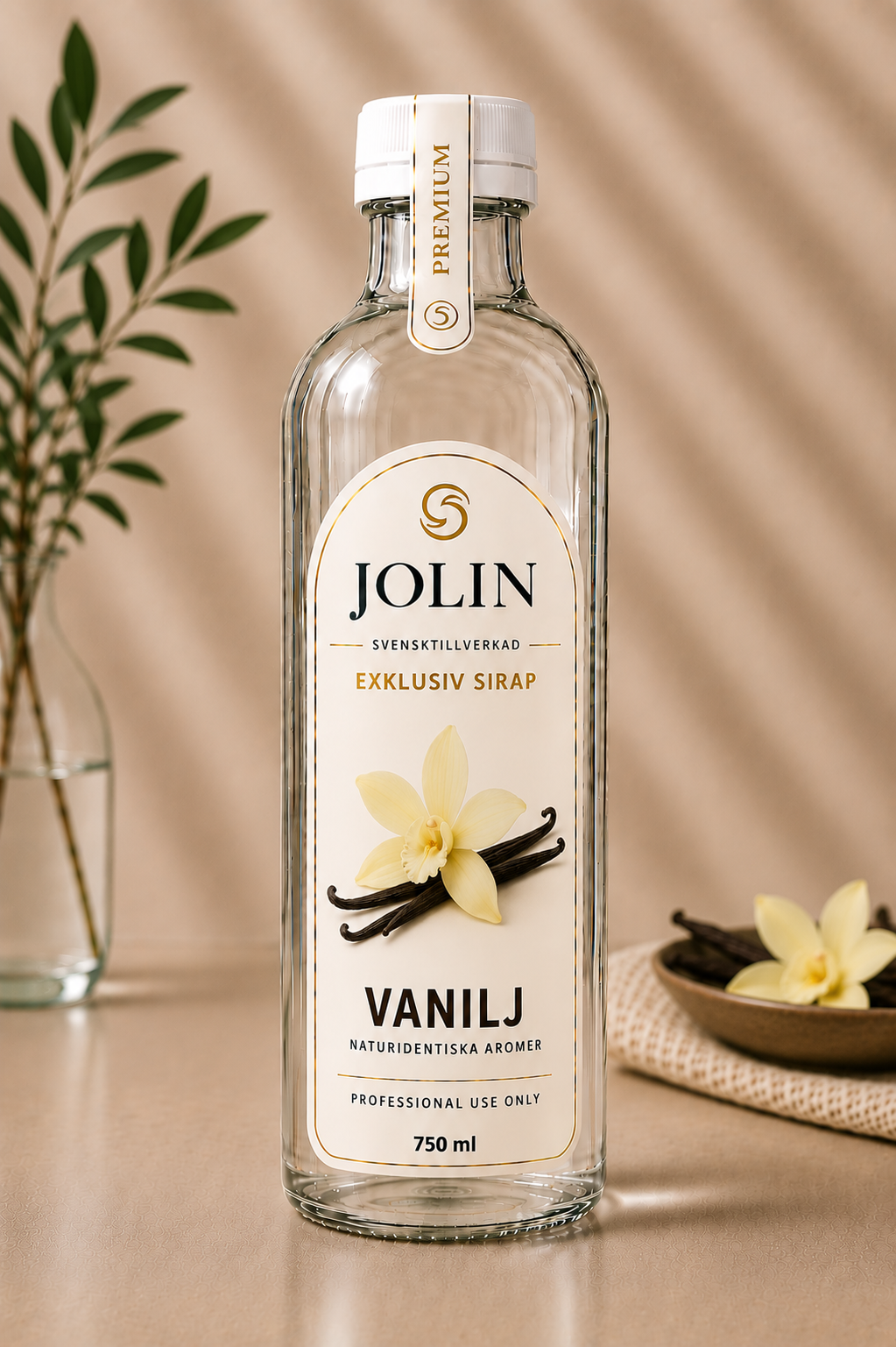 VANILJ- JOLIN Syrup 750 ml