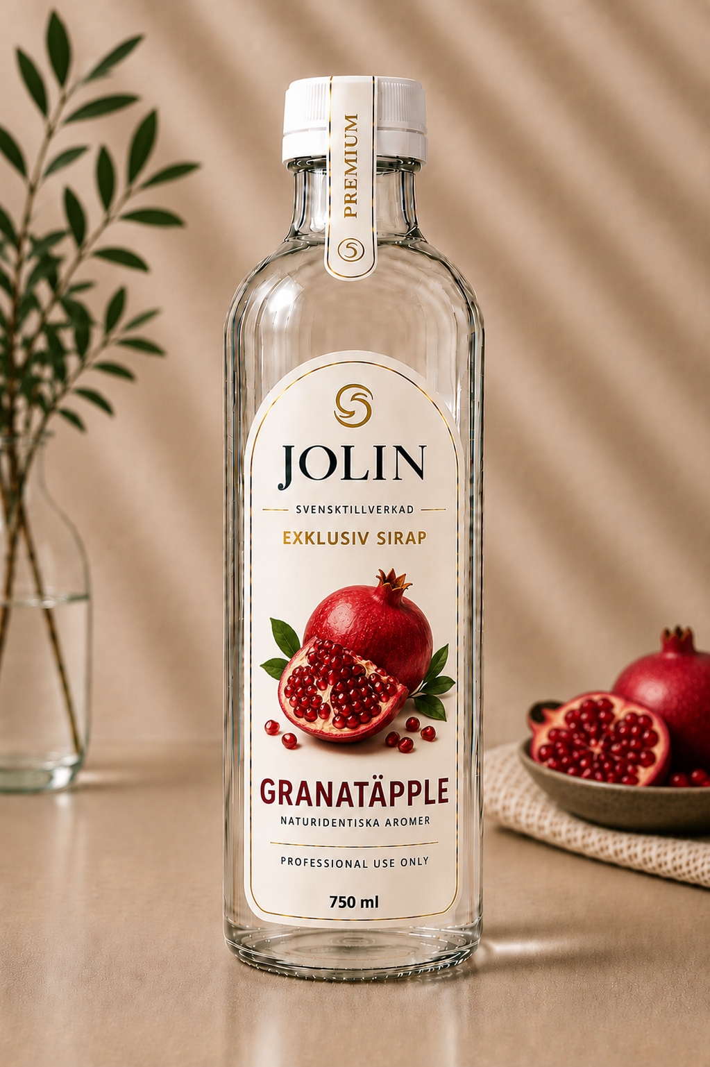 GRANATÄPPLE- JOLIN Syrup 750 ml
