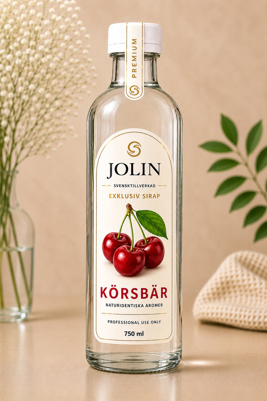 KÖRSBÄR - JOLIN Syrup 750 ml